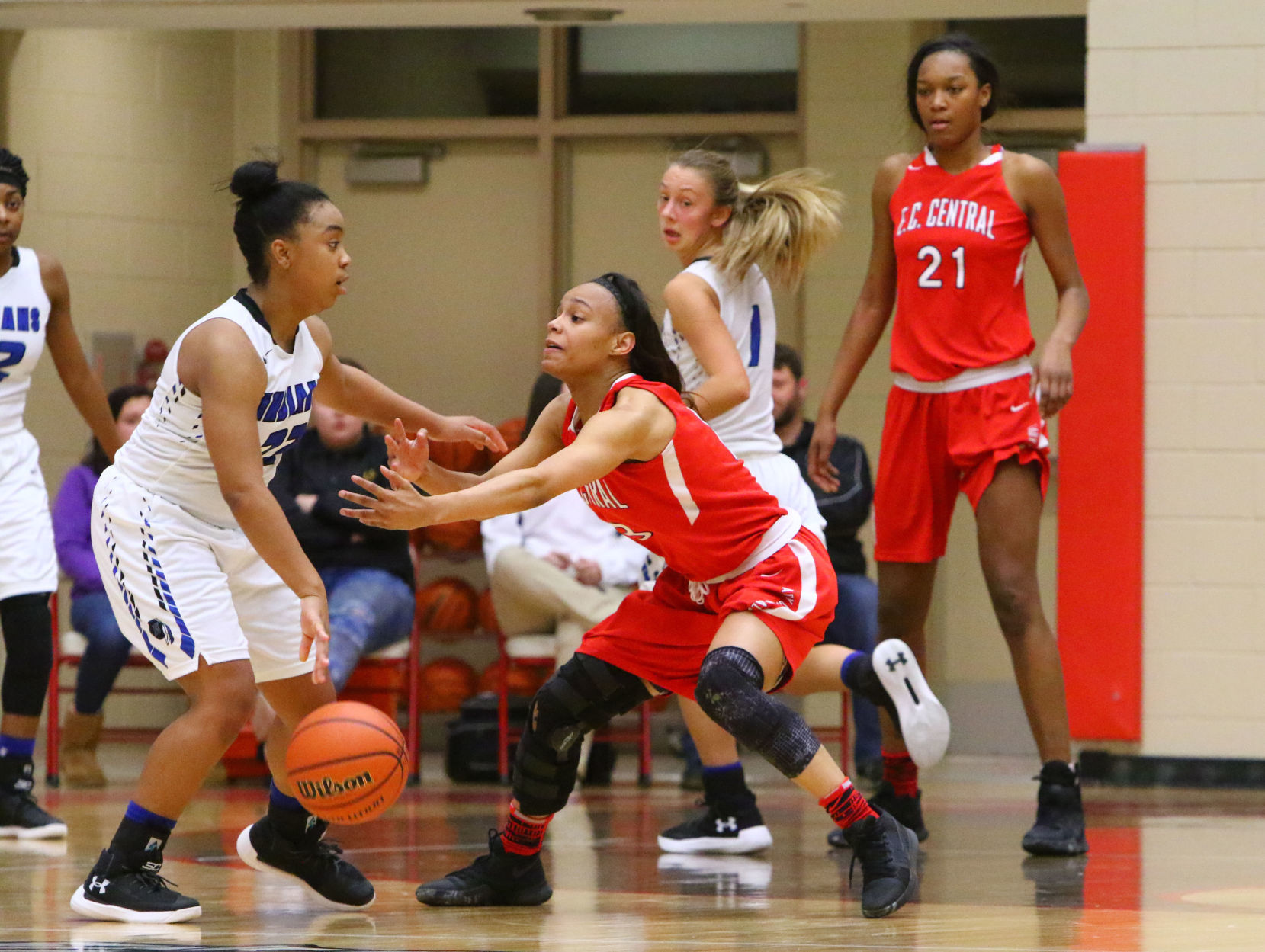 Gallery: Girls Basketball Sectional Finals - E.C. Central vs. Lake Central